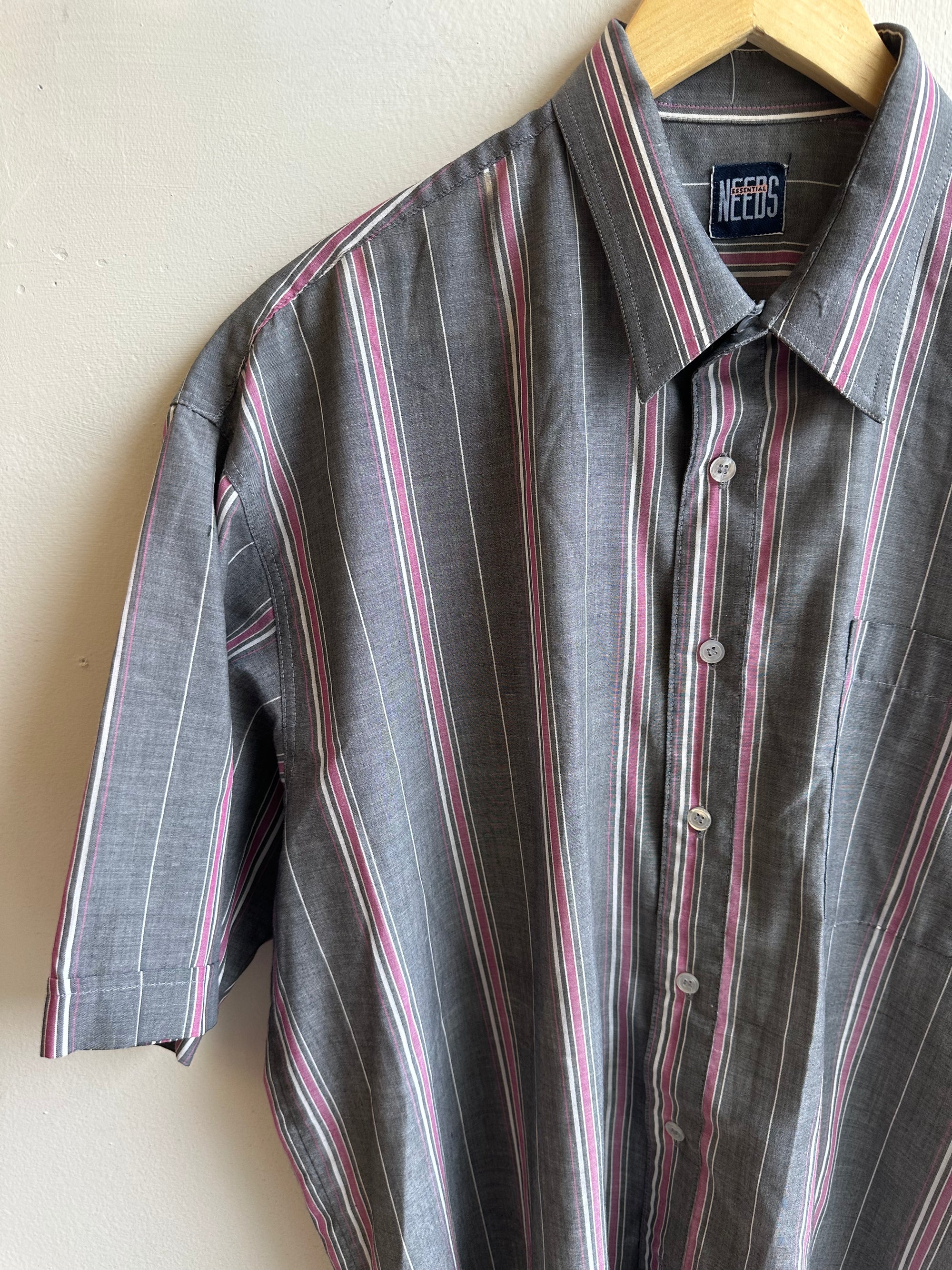 Vintage Stripe Button-Up by Needs | Size Large