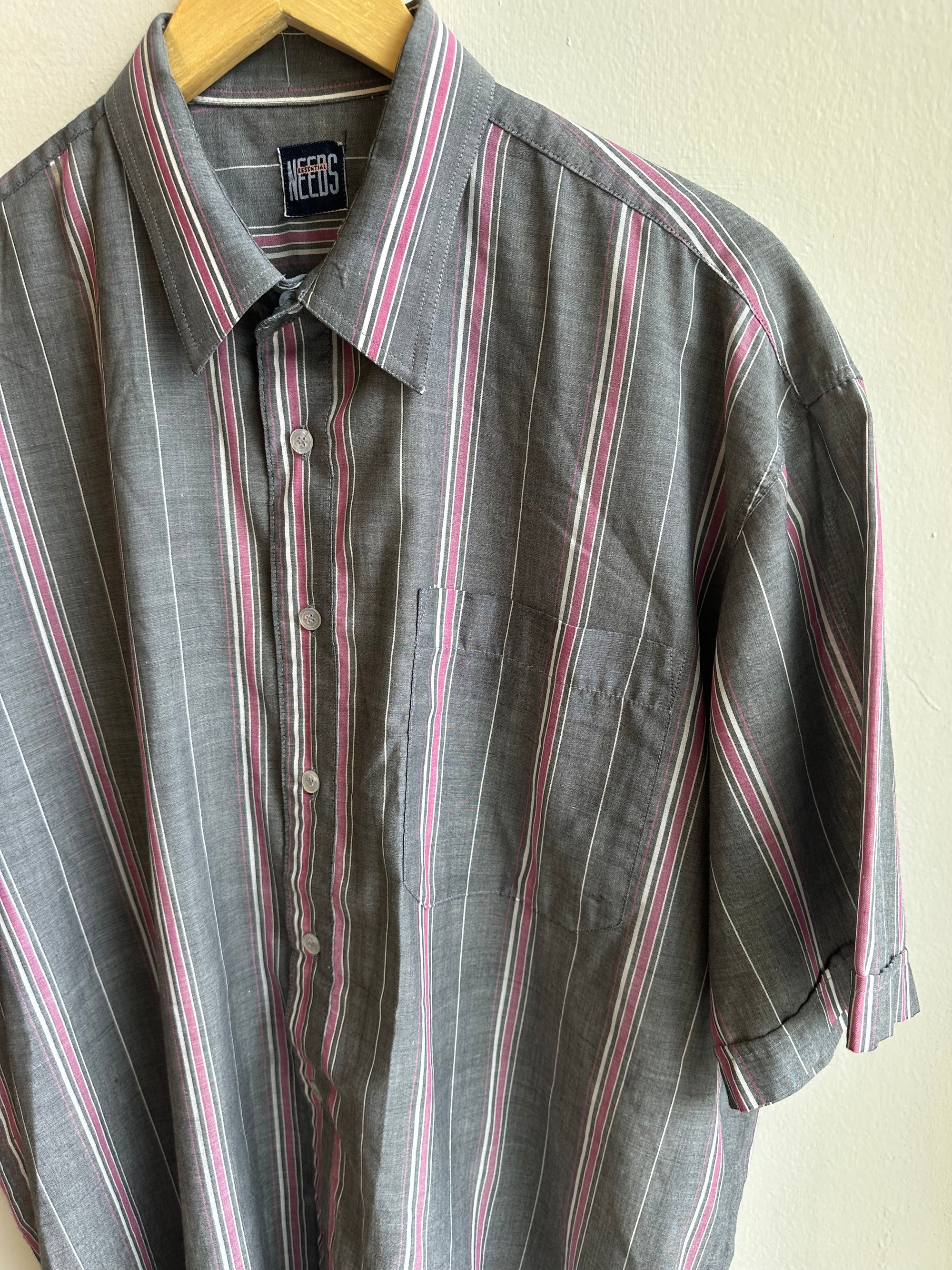 Vintage Stripe Button-Up by Needs | Size Large
