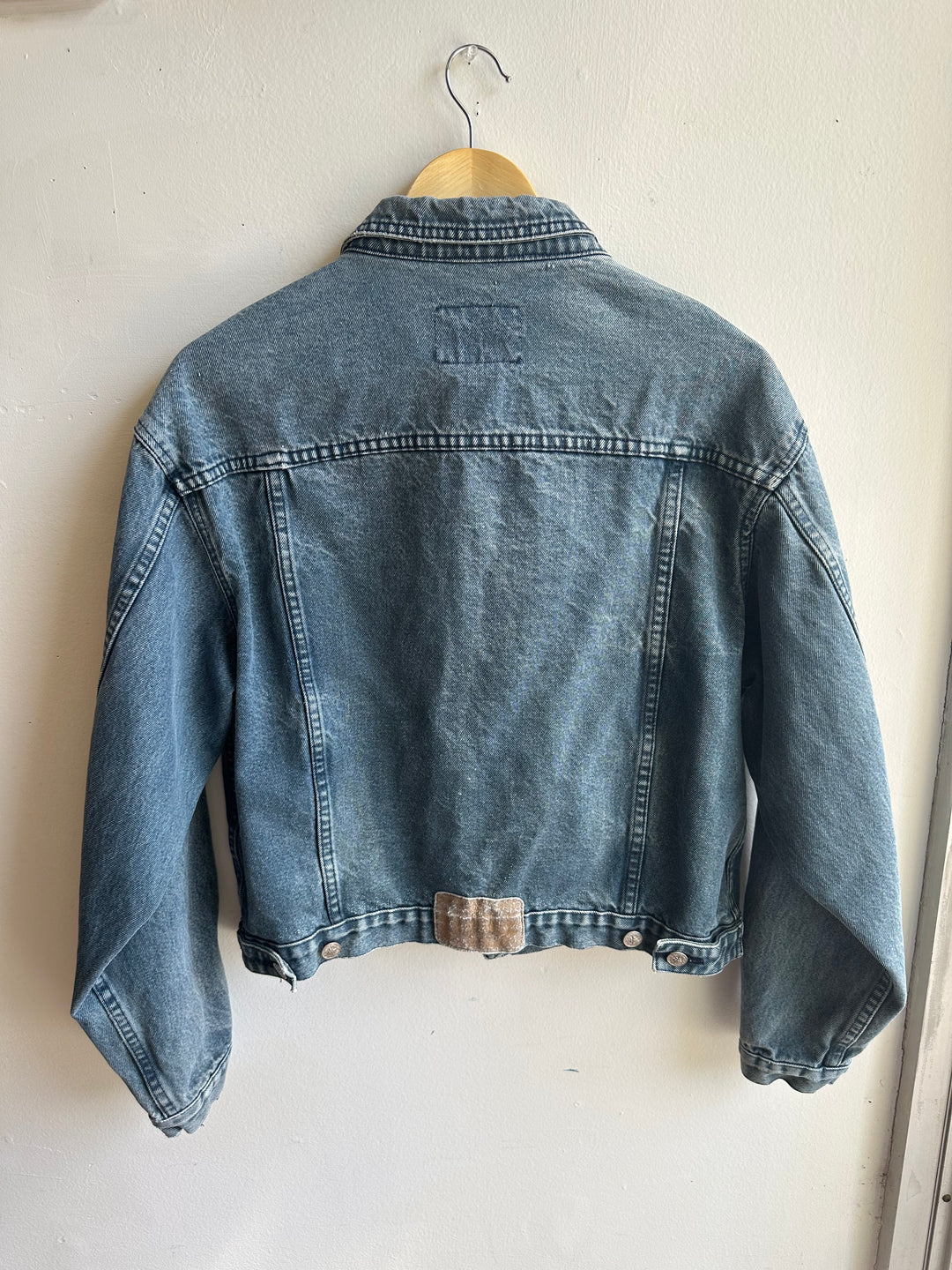 Vintage 90s Broken-In Denim Jacket – Unisex Fit | Size Medium