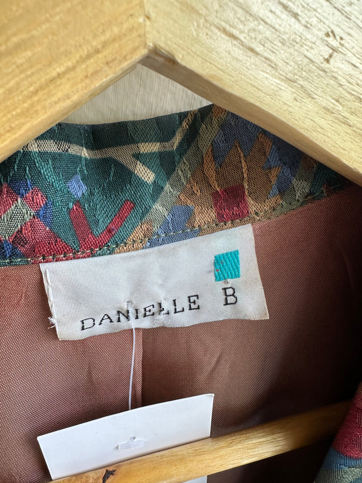 Vintage Danielle B Woven Tribal Blazer – Size L