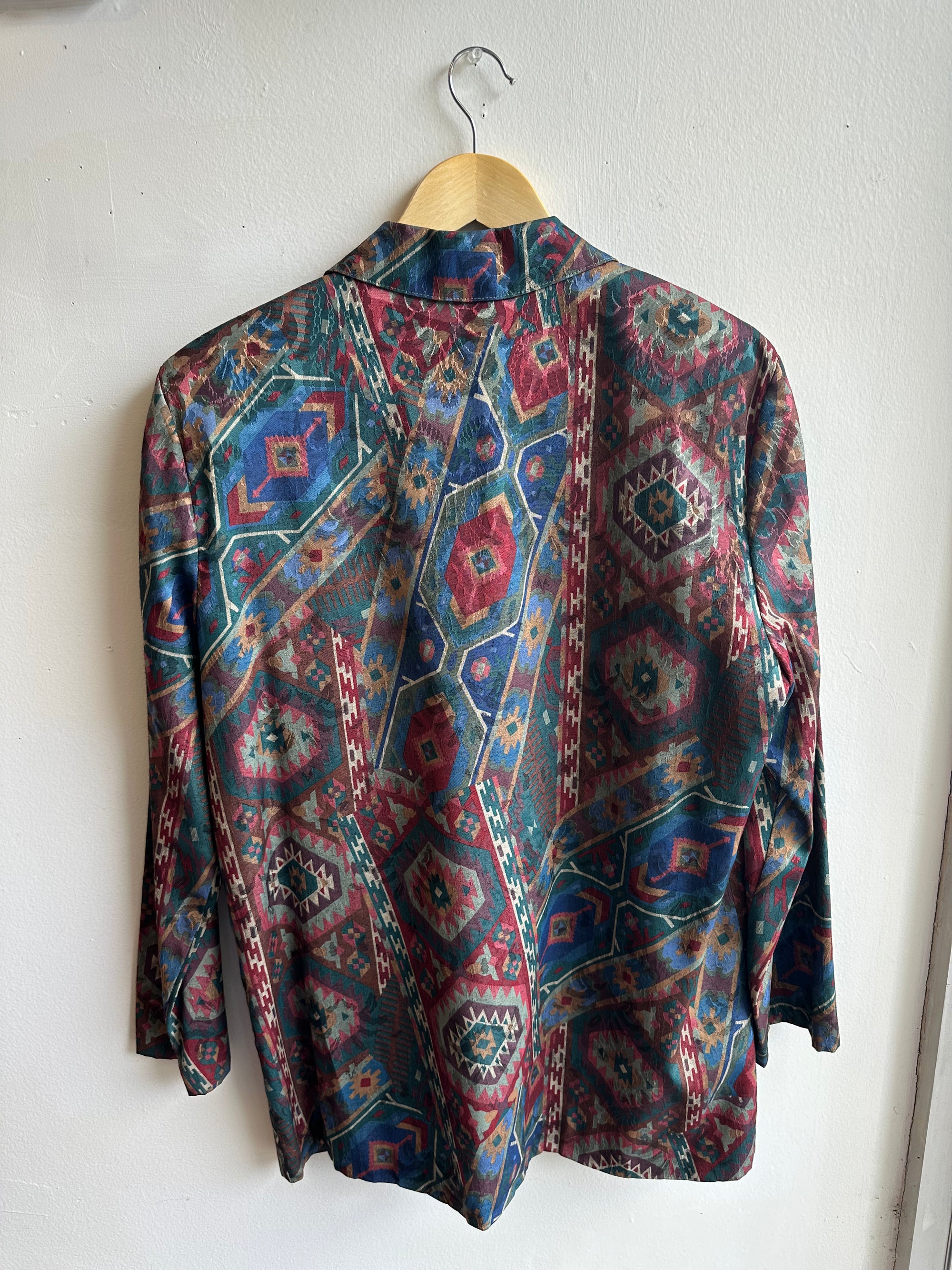 Vintage Danielle B Woven Tribal Blazer – Size L
