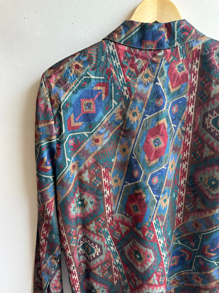 Vintage Danielle B Woven Tribal Blazer – Size L