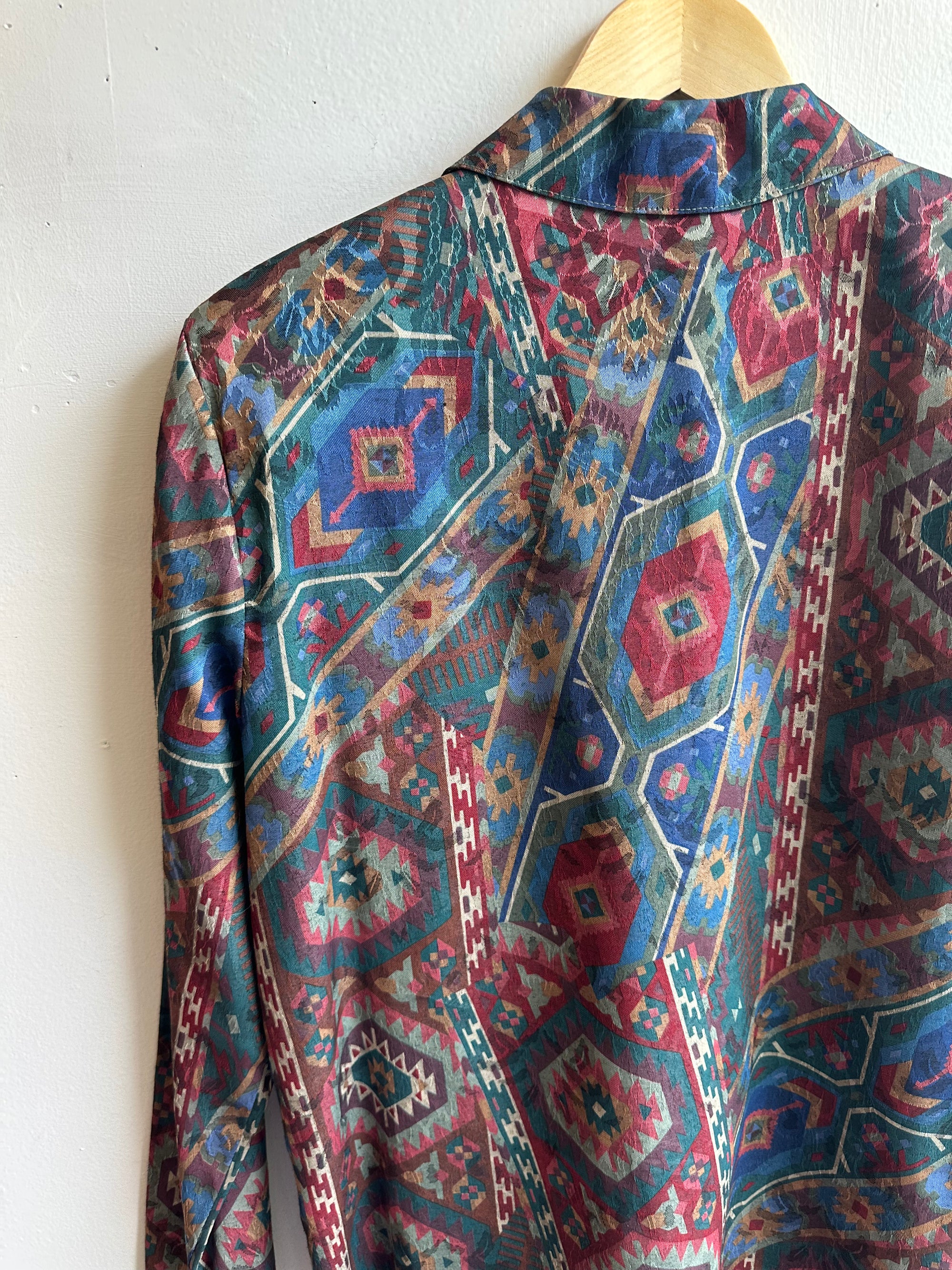 Vintage Danielle B Woven Tribal Blazer – Size L