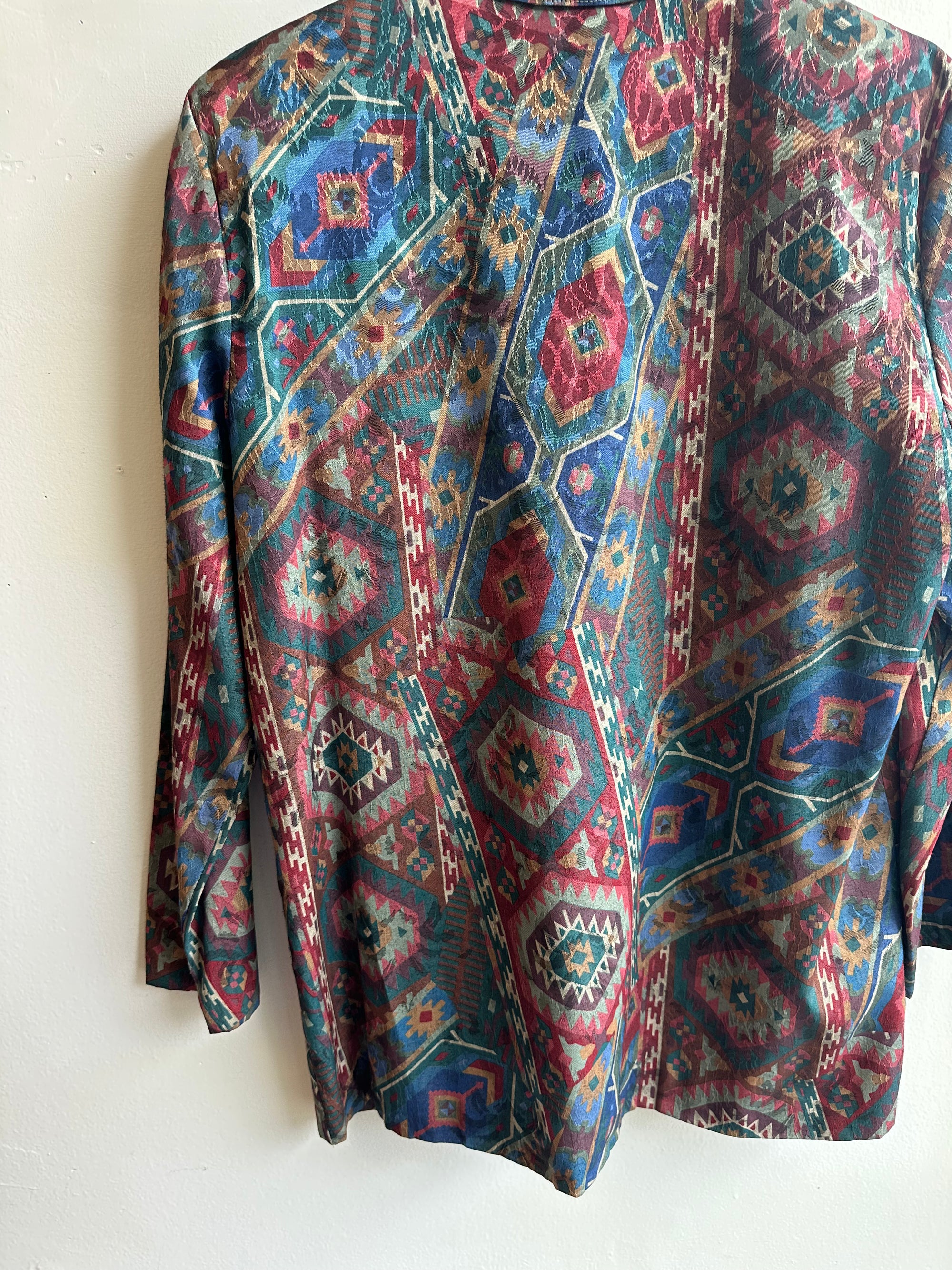 Vintage Danielle B Woven Tribal Blazer – Size L