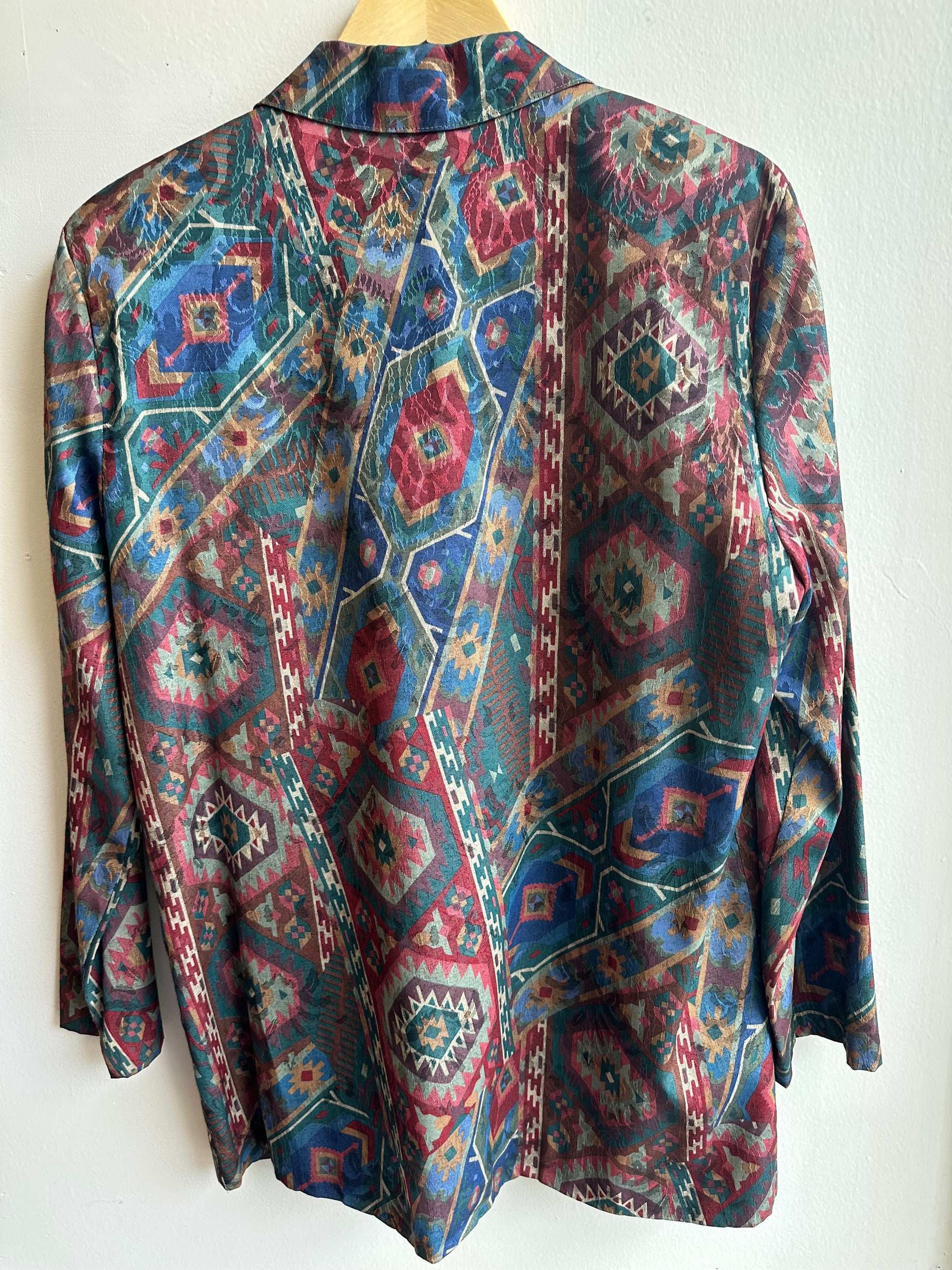 Vintage Danielle B Woven Tribal Blazer – Size L