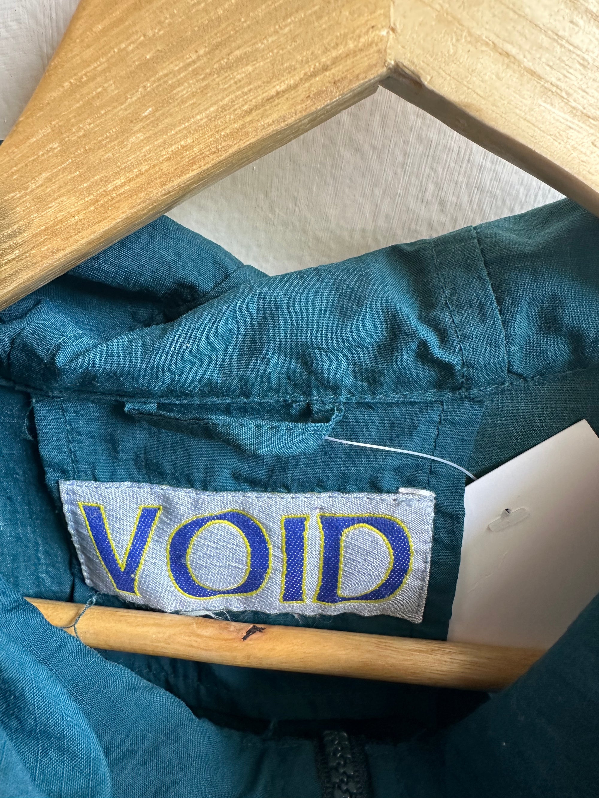 Vintage VOID Deep Teal Anorak Windbreaker – Size L