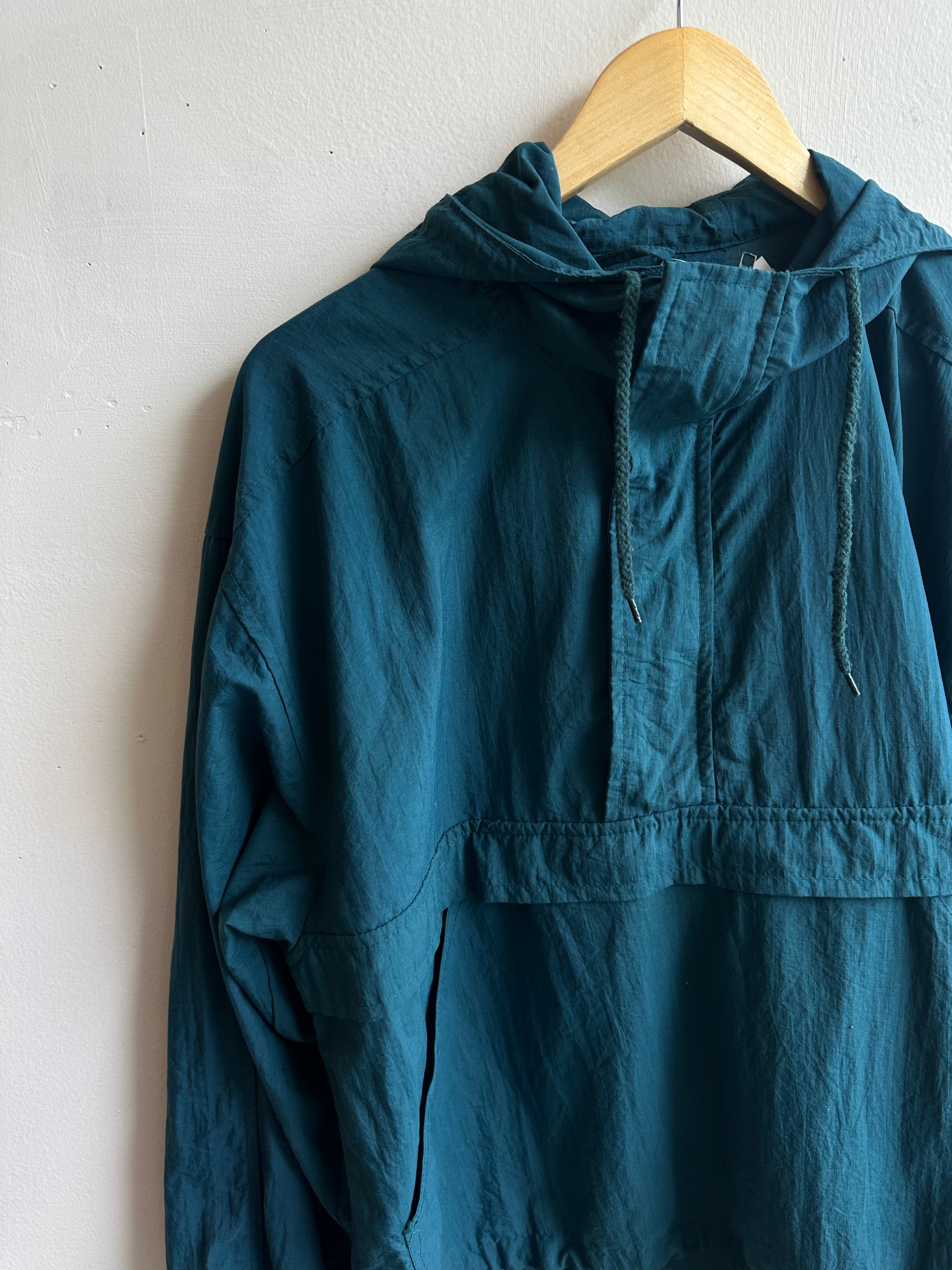 Vintage VOID Deep Teal Anorak Windbreaker – Size L