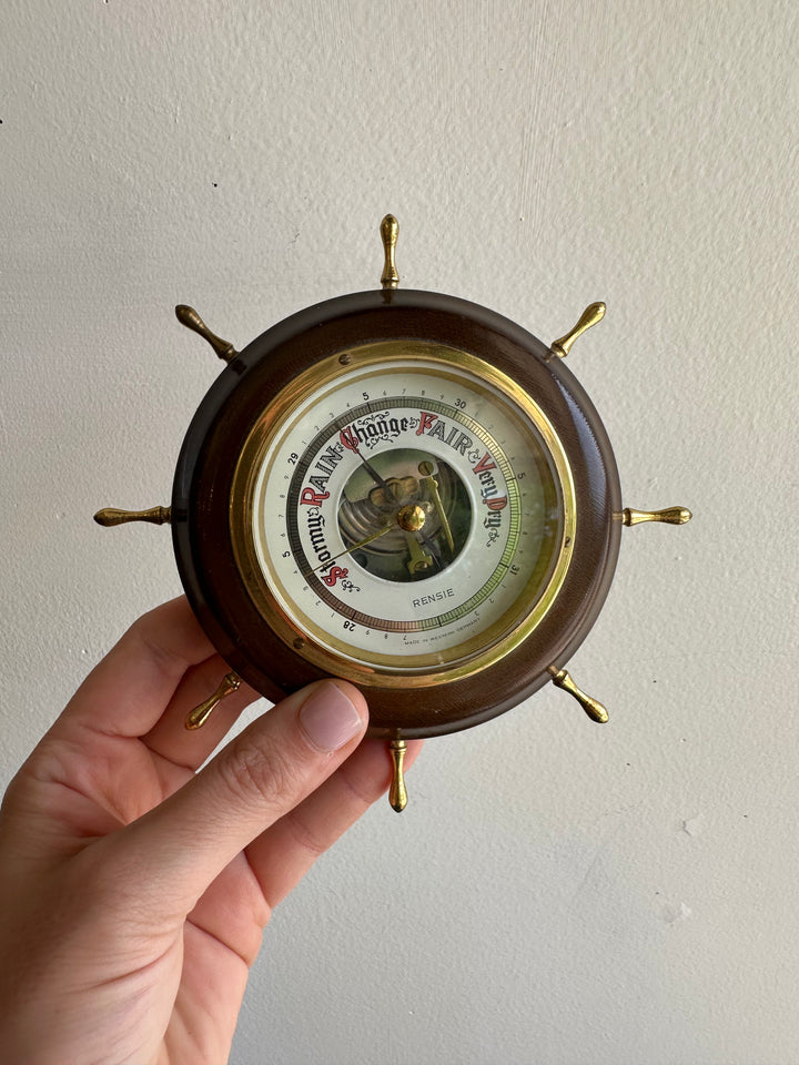 Vintage Nautical Barometer by Rensie – Made in West Germany