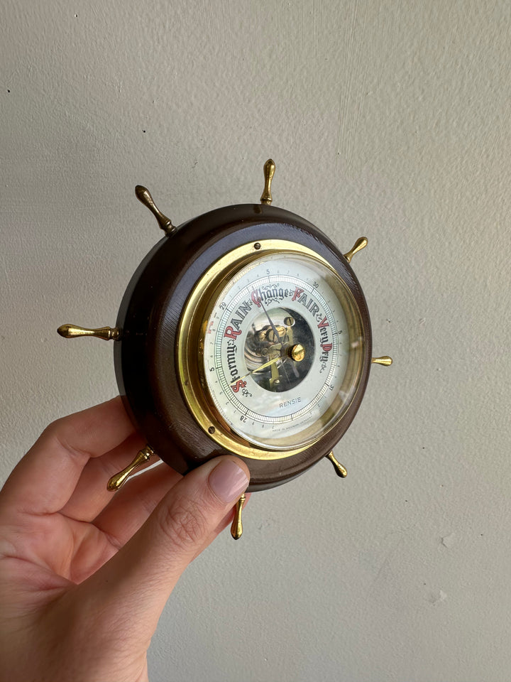 Vintage Nautical Barometer by Rensie – Made in West Germany