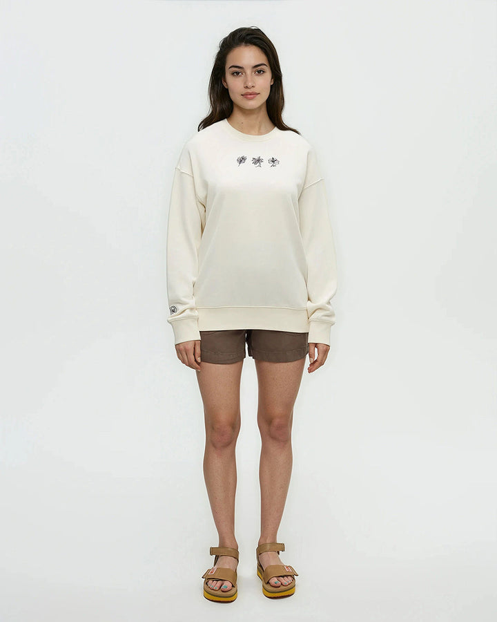 Haiti Embroidery Relaxed Crew
