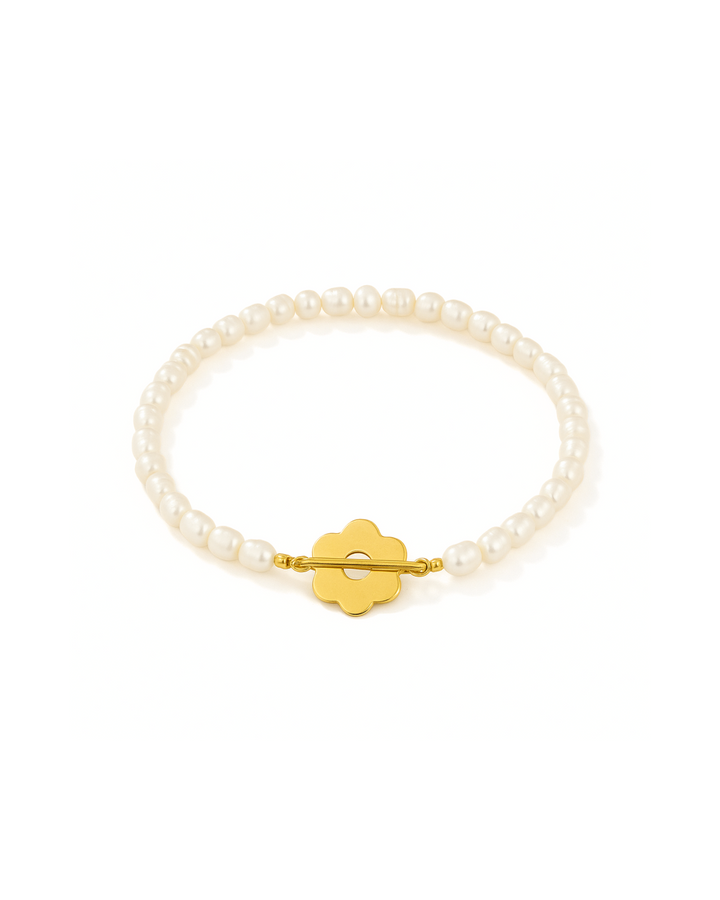 Daisy Pearl Bracelet