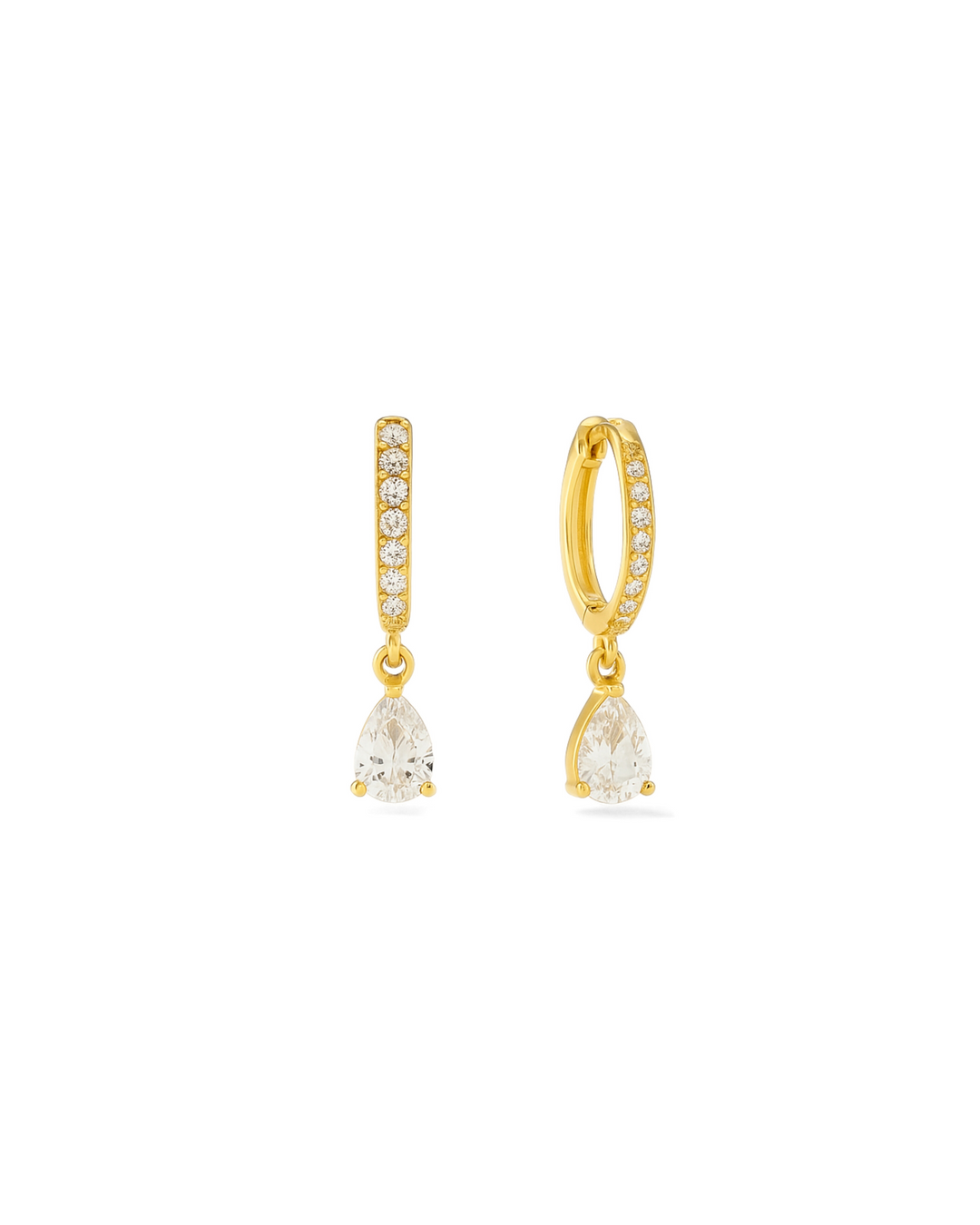 Mia Drop Zircon Earrings