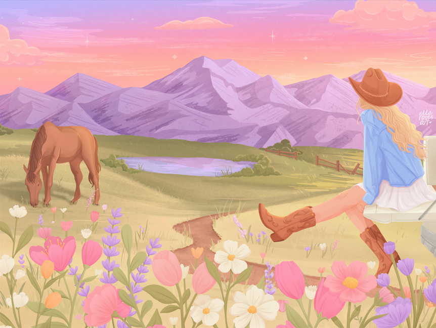 Rockies Meadow | 250 Piece Puzzle | Kids &amp; Adults | Designed in Canada by Ella Madarash
