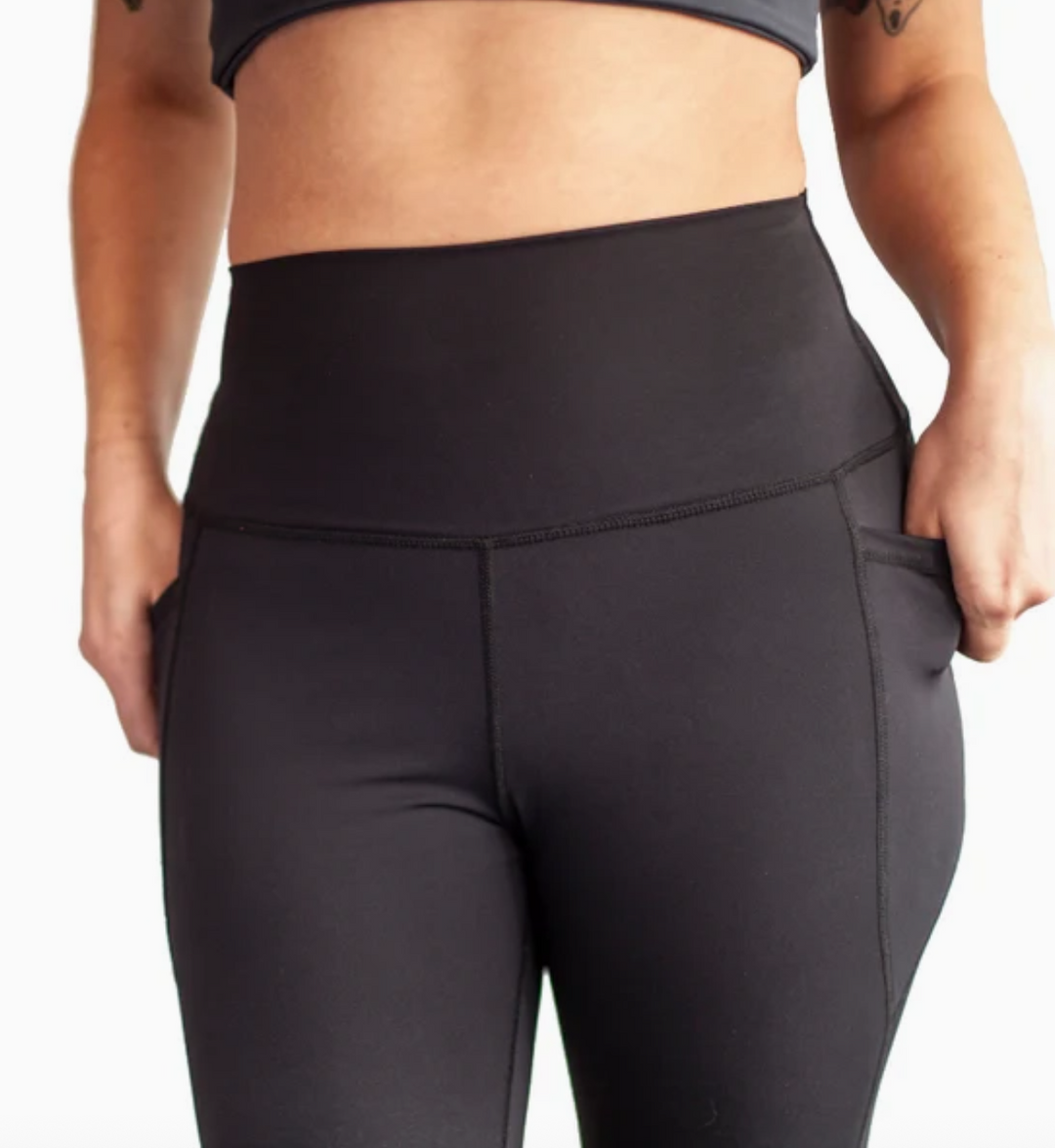Ecomadix Black Leggings With Pockets