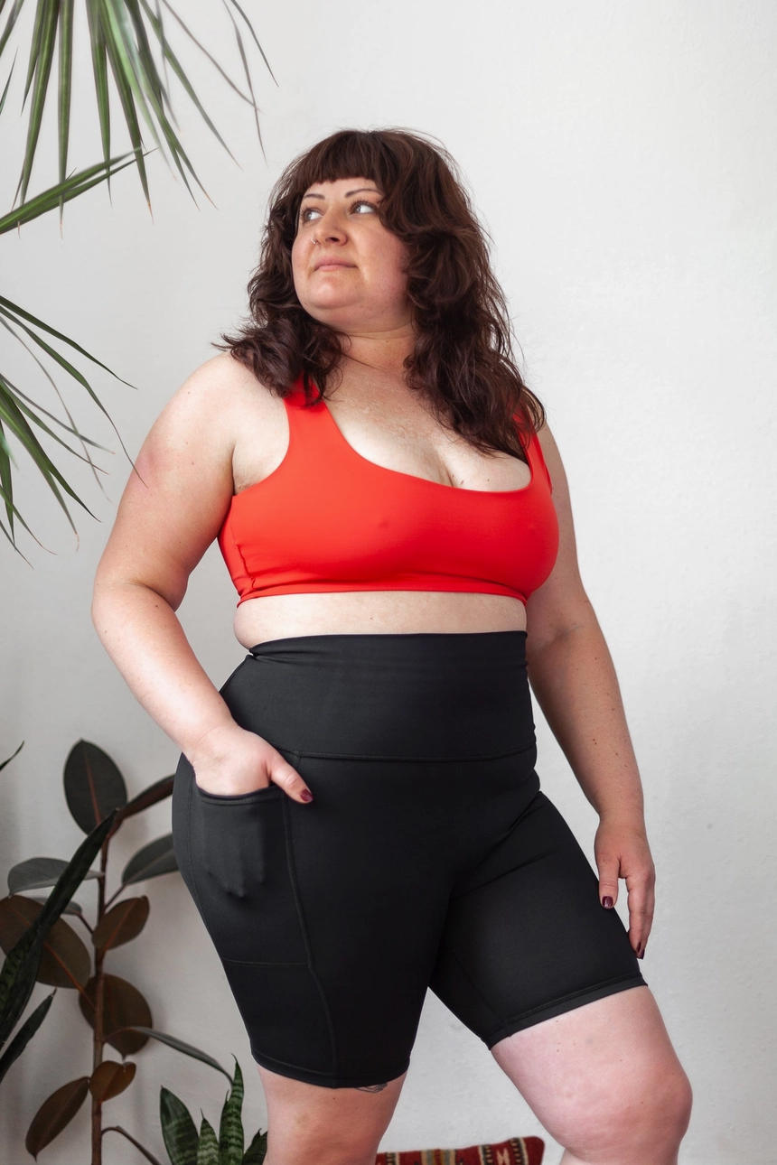 Ecomadix Black Shorts With Pockets