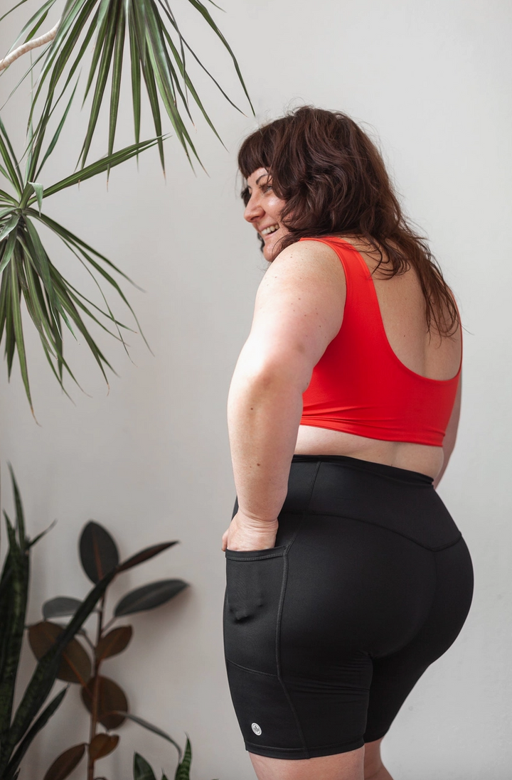 Ecomadix Black Shorts With Pockets