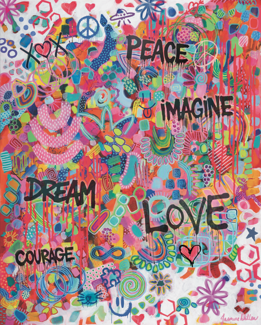 Pink Graffiti | 250 Piece Puzzle | Kids &amp; Adults | Designed in Canada by Jasmine Dhillon