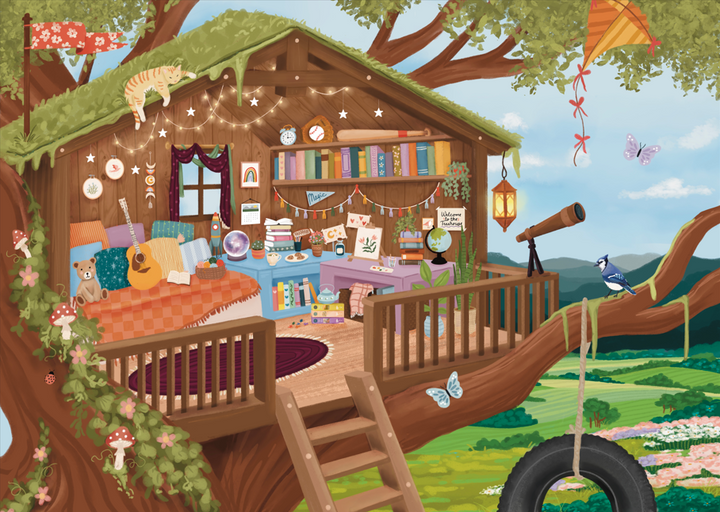 Treetop Hideout | 250 Piece Puzzle | Kids &amp; Adults | Designed in Canada by Tara Younggren