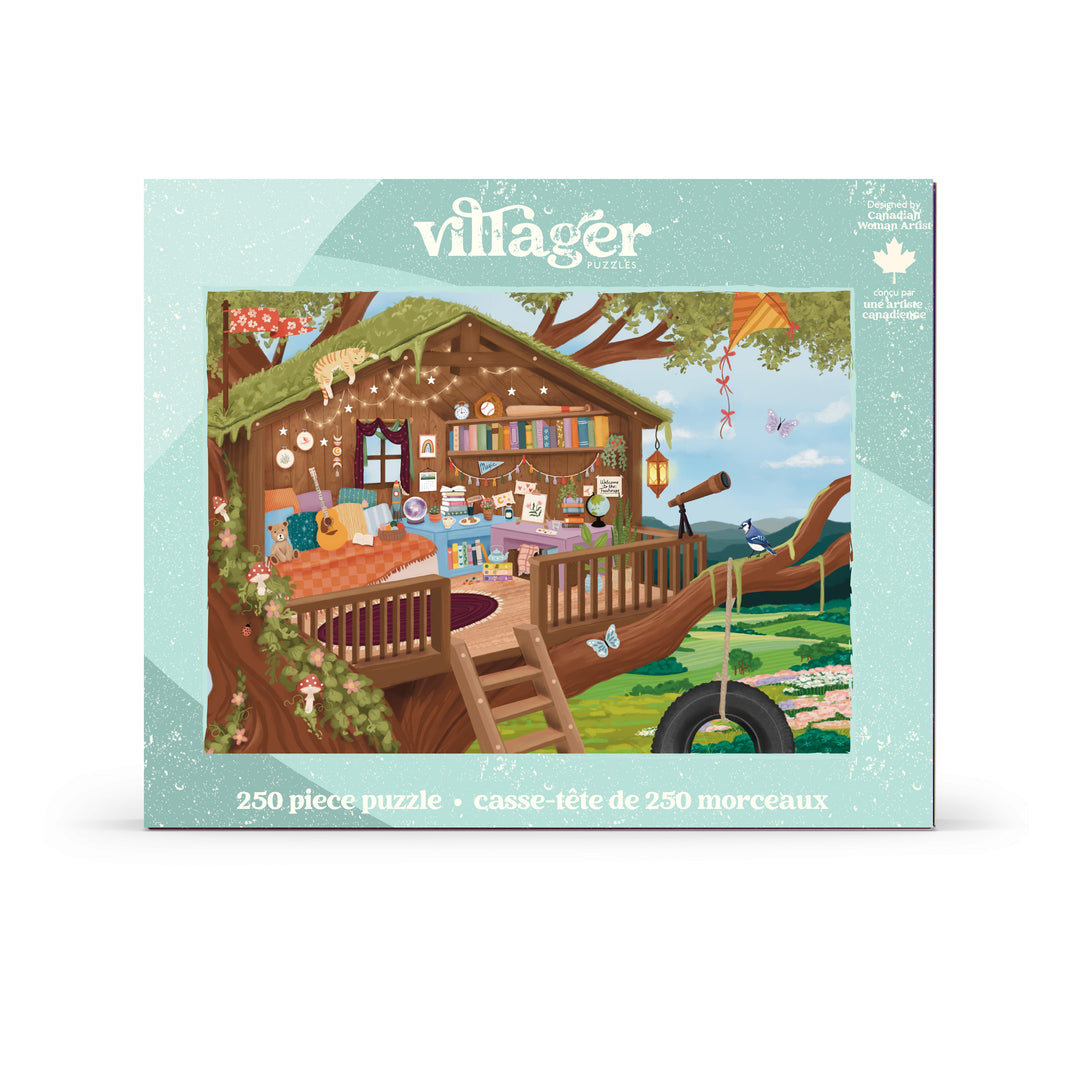 Treetop Hideout | 250 Piece Puzzle | Kids &amp; Adults | Designed in Canada by Tara Younggren