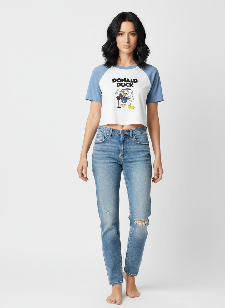 Vintage Donald Duck Crop Tee