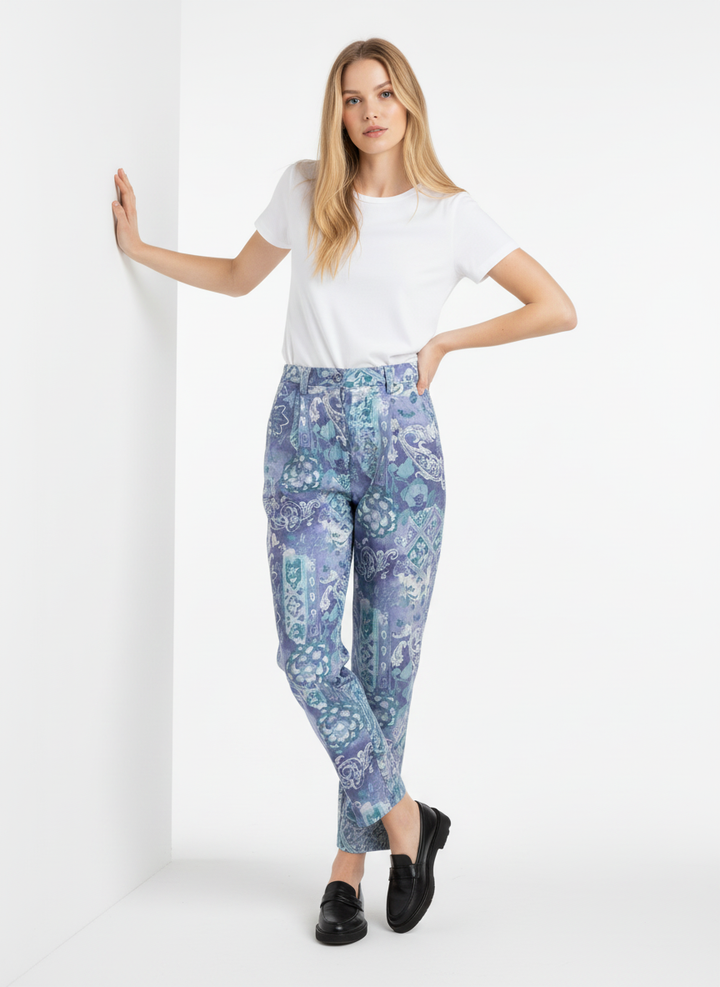 Vintage Lavender Paisley Pants