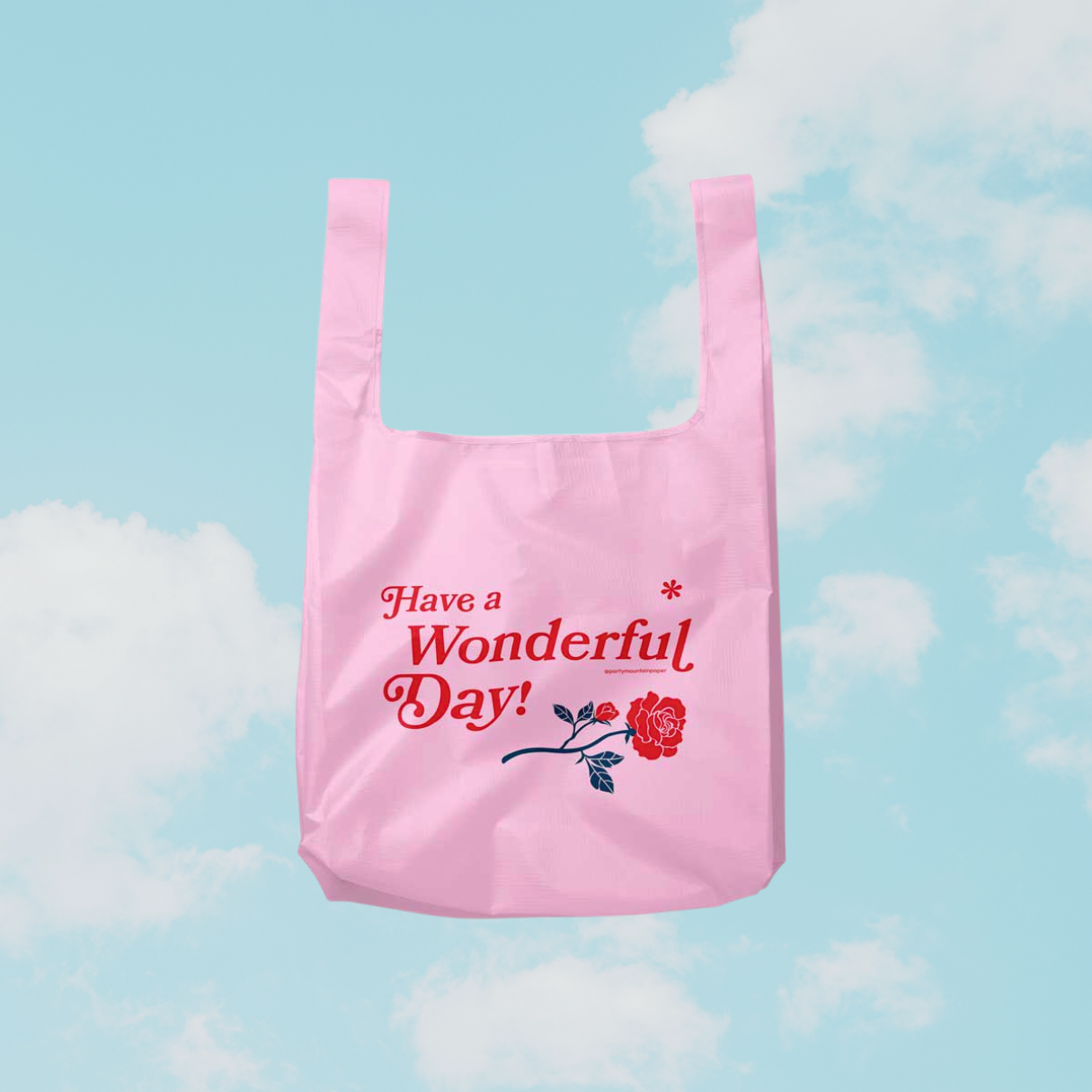 Have a Wonderful Day Foldable Nylon Tote