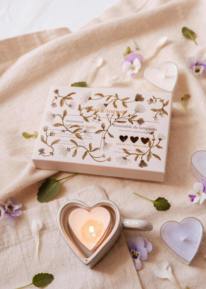 Blush Hearts Tealight Candle Kit