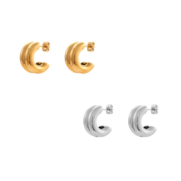 Double Hoops Earrings