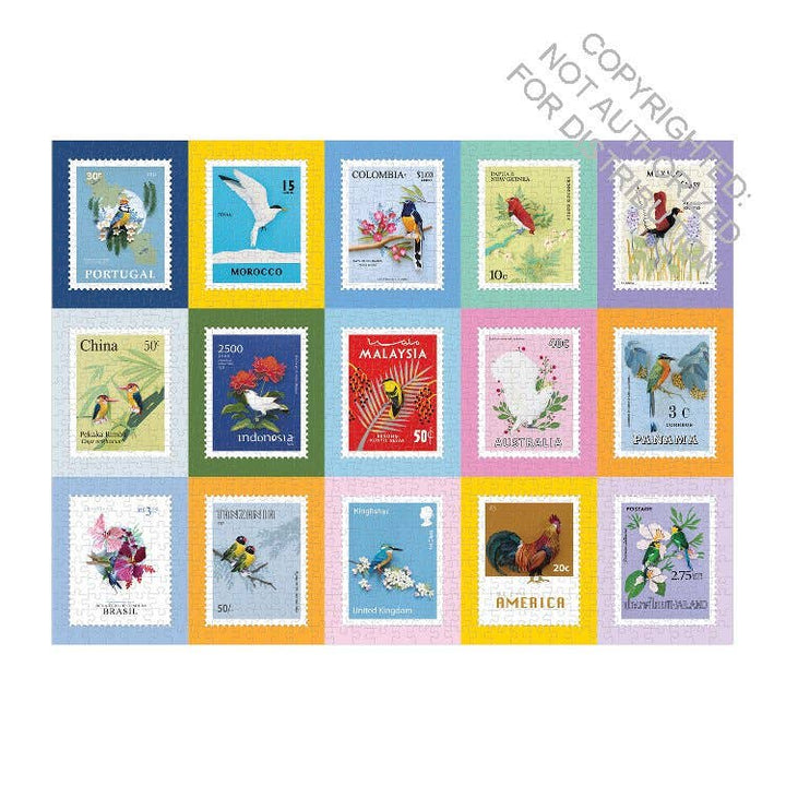 Birds of the World 1000 Piece Puzzle