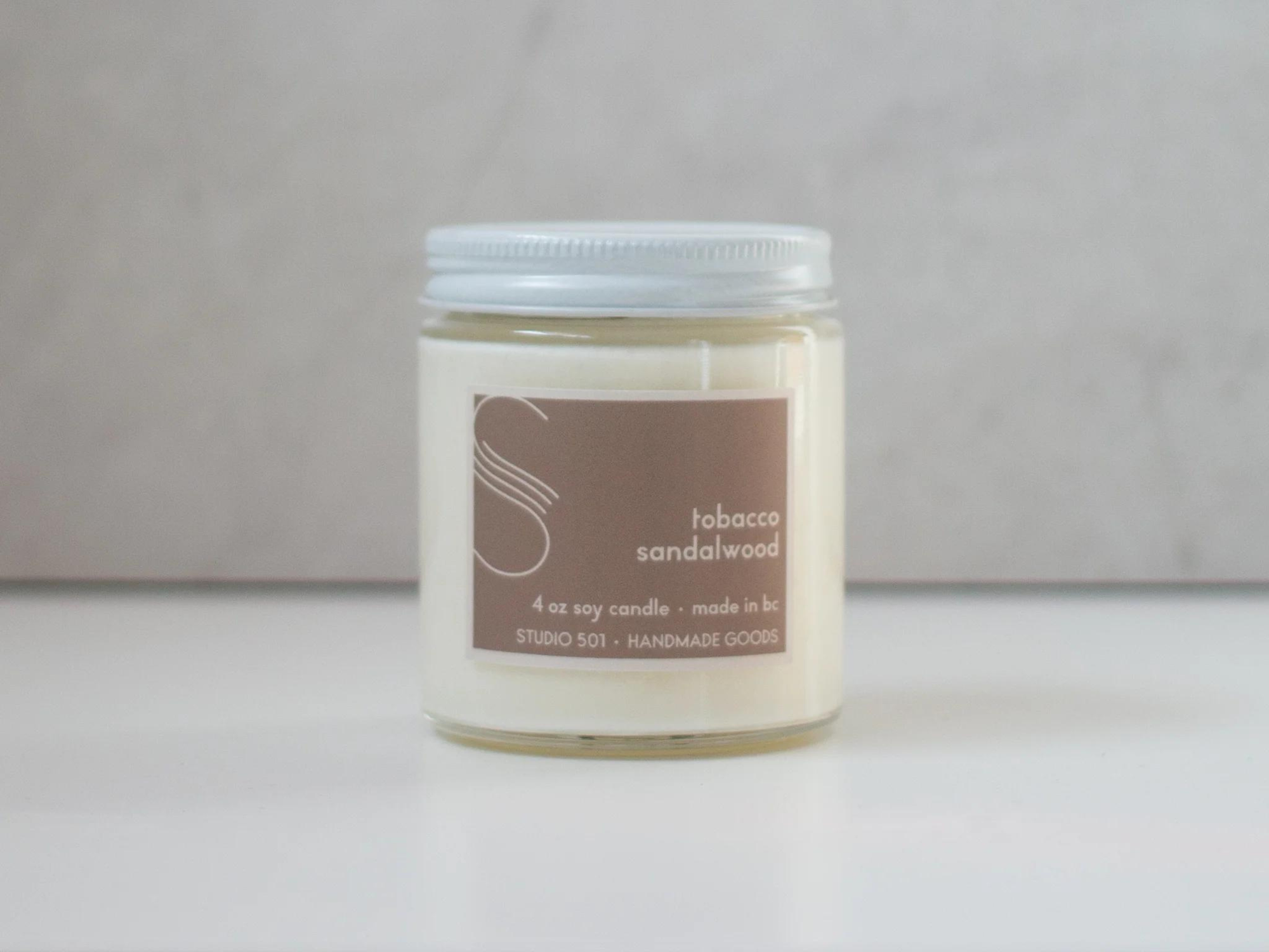 501 Tobacco + Sandalwood 4 oz Candle