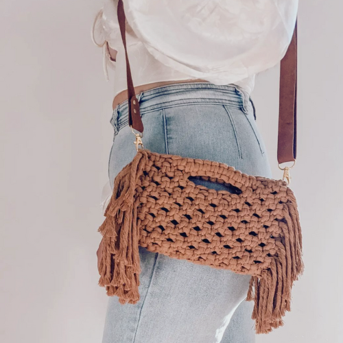 Wildmoon Threads Macrame Crossbody Bag