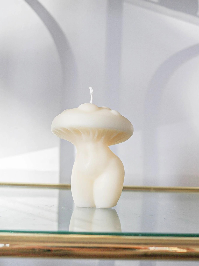 Sundaze Organic Soy Mushroom Body Candle