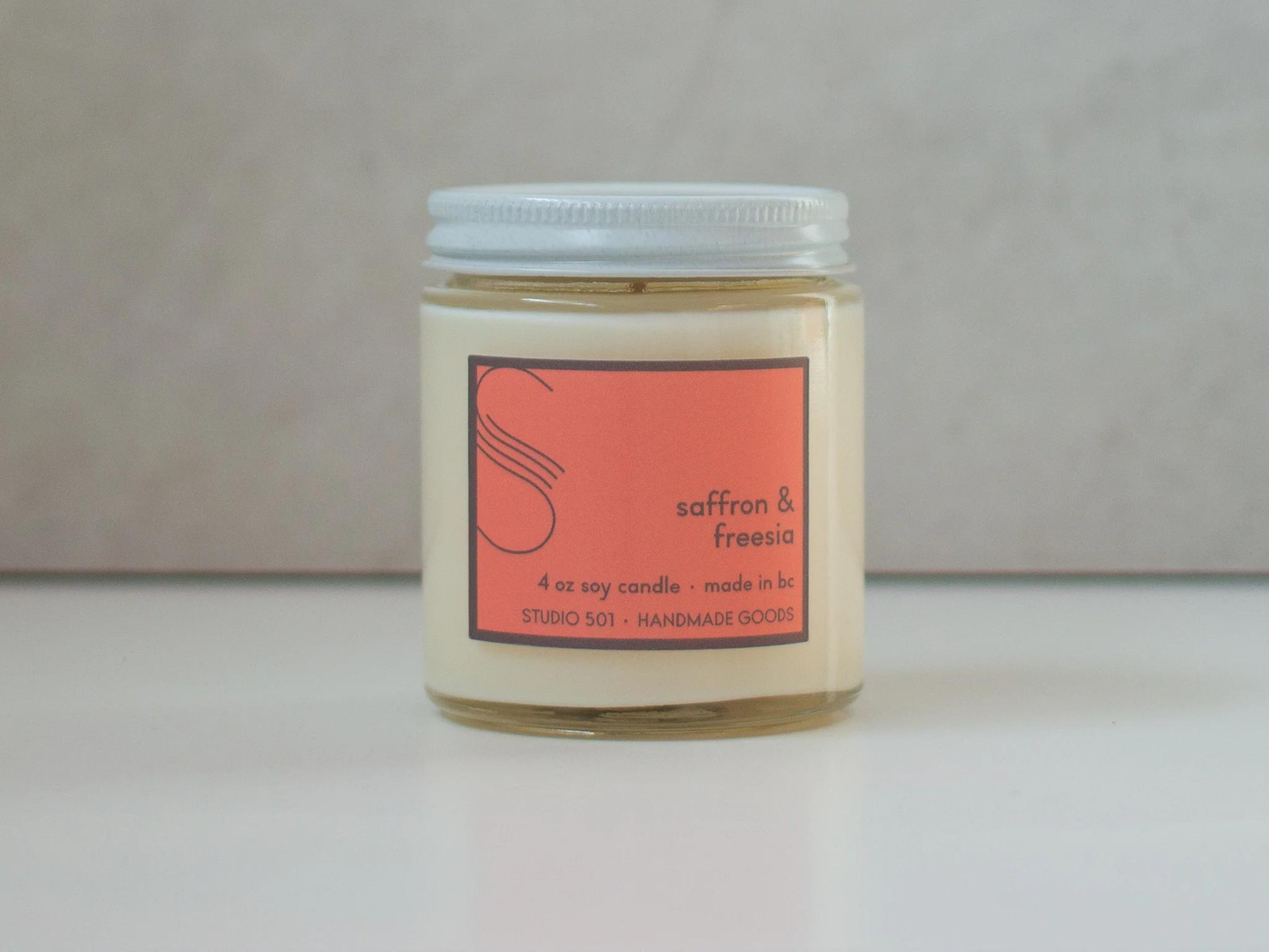 501 Saffron + Freesia 4 oz Candle