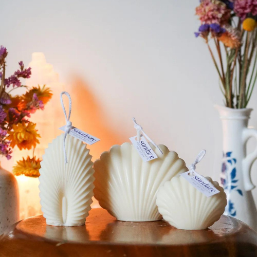 Sundaze Seashell Candle