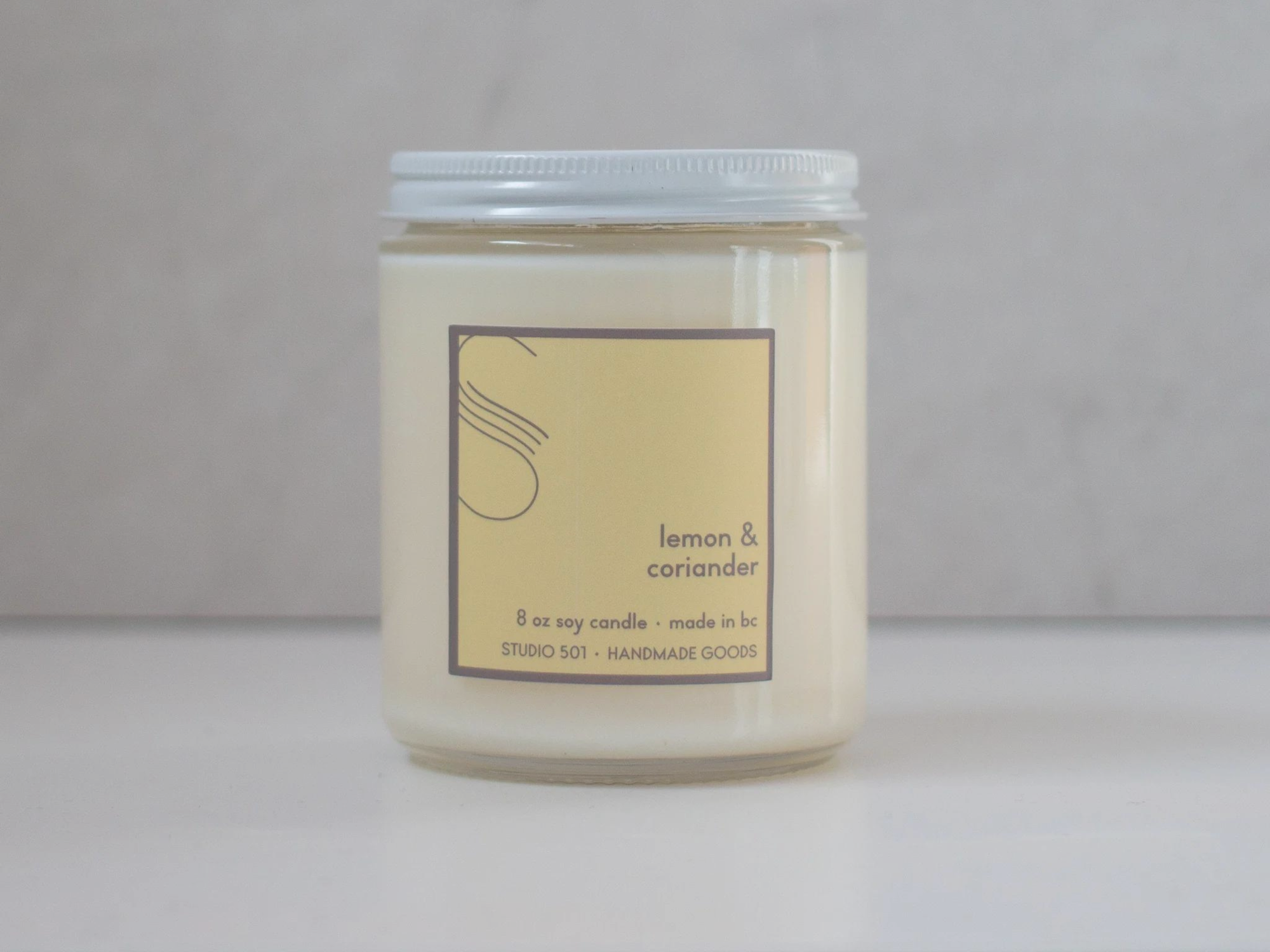 501 Lemon + Coriander 8 oz Candle