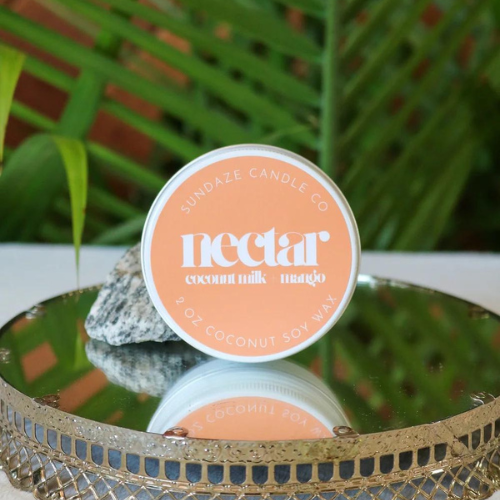 Sundaze Nectar | 2 oz Travel Candle | Coconut/Soy Wax