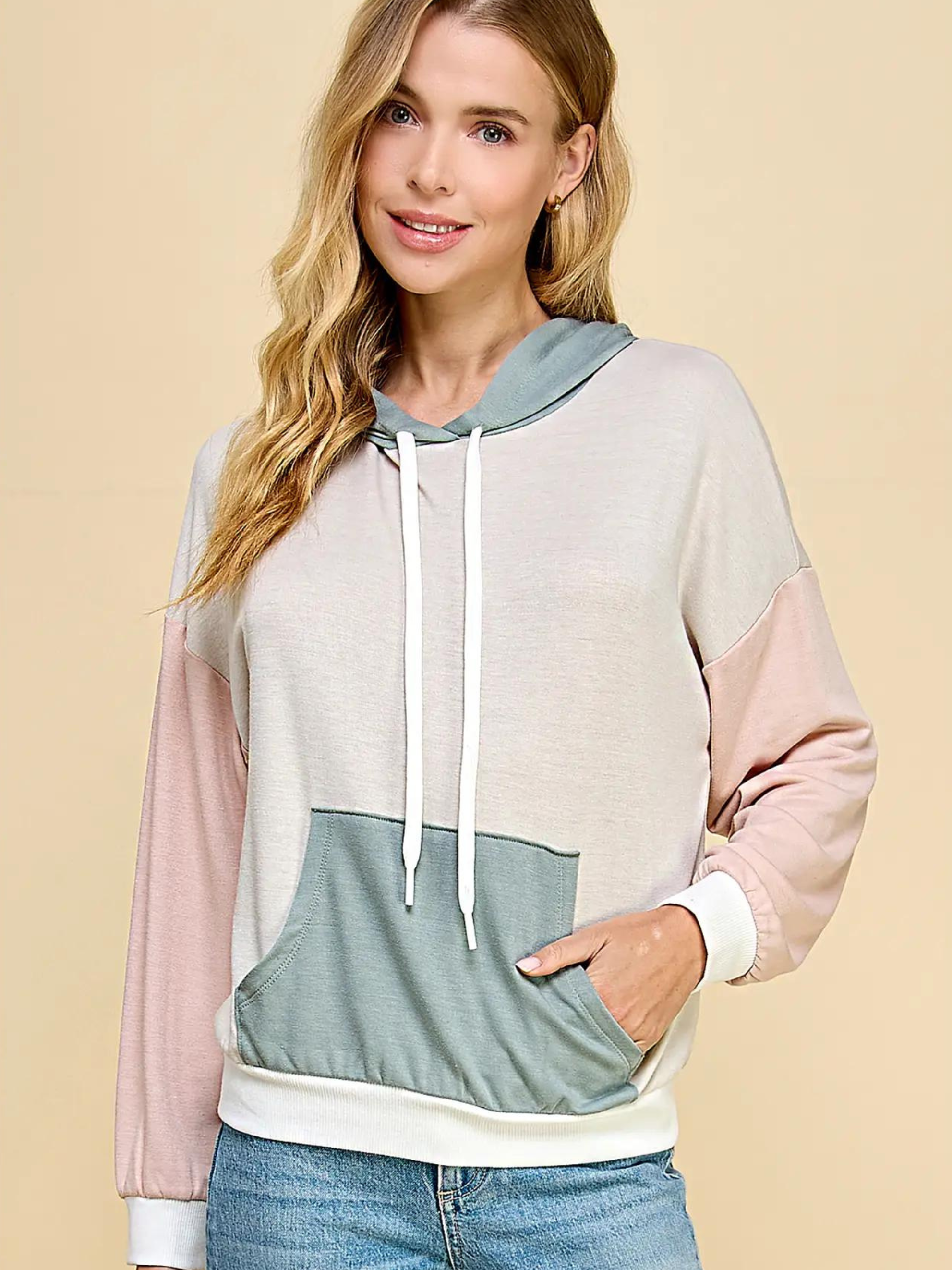 Byron Color Block Lightweight Hoodie