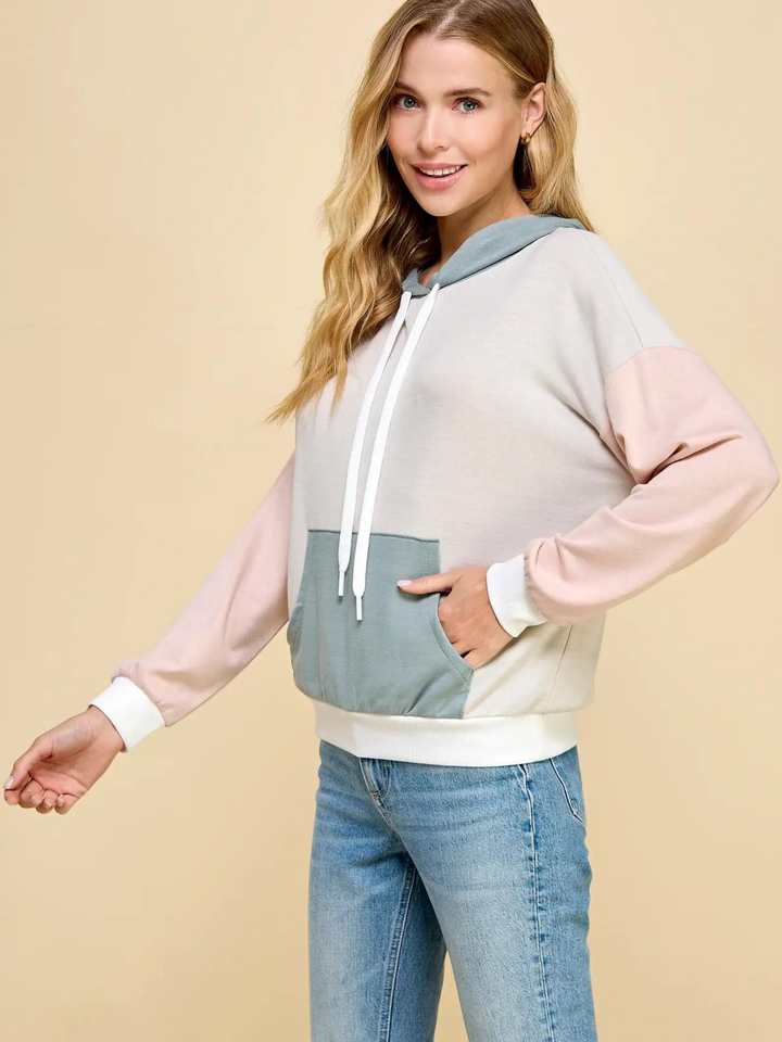 Byron Color Block Lightweight Hoodie