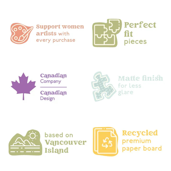 Pink Graffiti | 250 Piece Puzzle | Kids &amp; Adults | Designed in Canada by Jasmine Dhillon